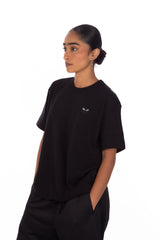 Heart Logo Tee Black / Black