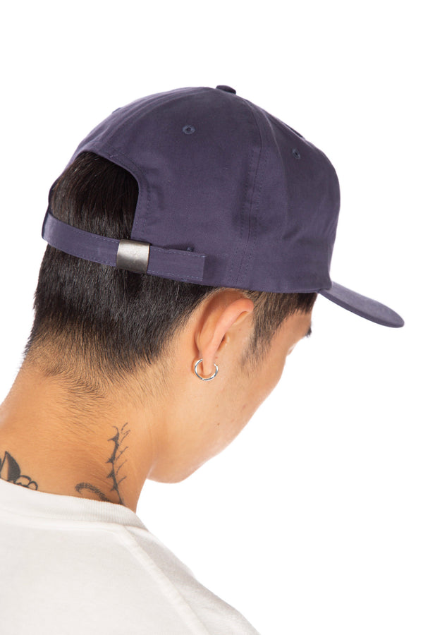 Cotton Twill Cap Aubergine
