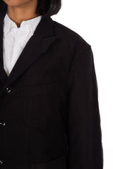 Bedford Jacket Black Moleskin