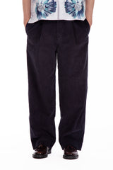 Wide Corduroy Trouser Navy