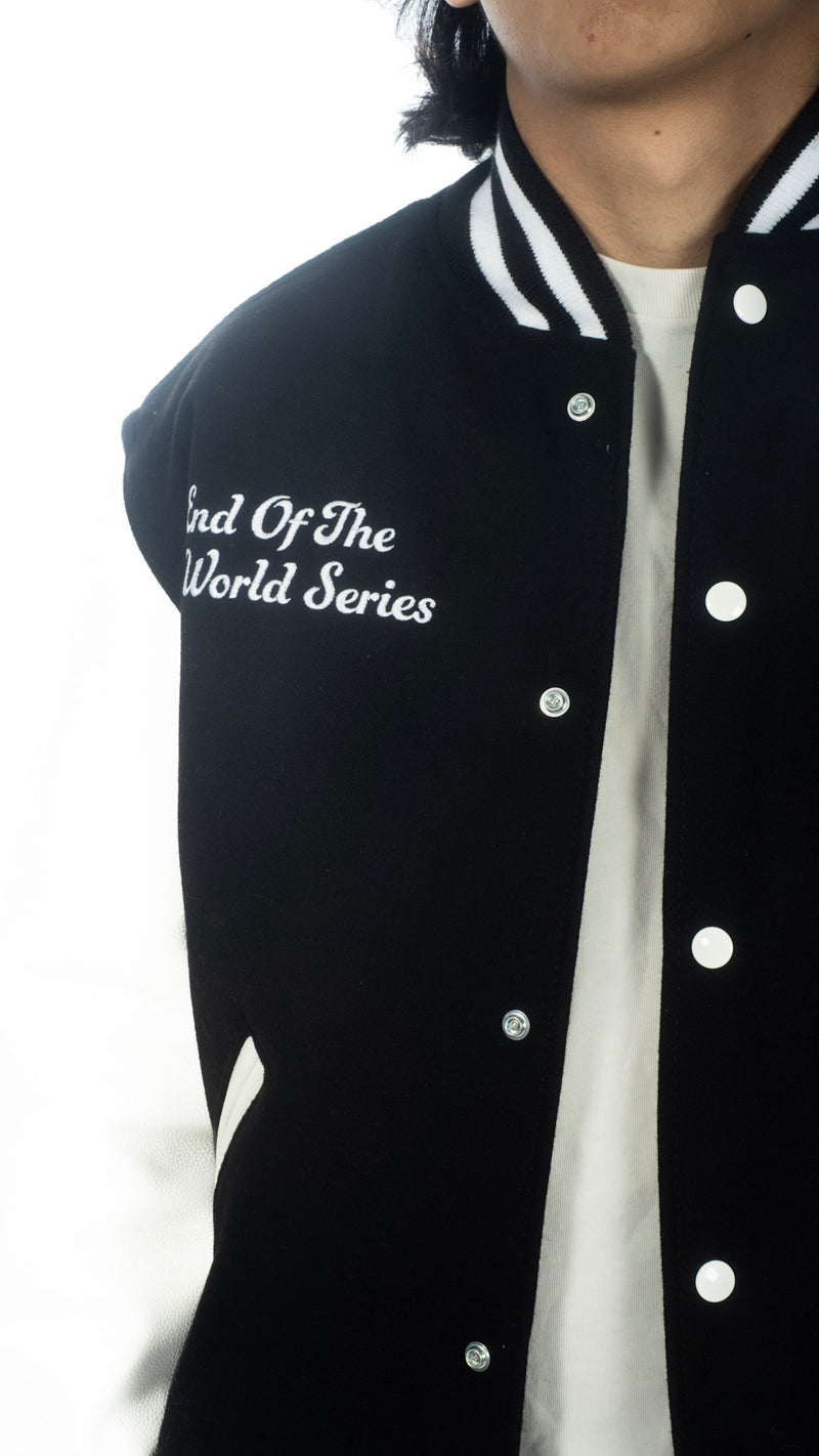 Majors Varsity Jacket Black