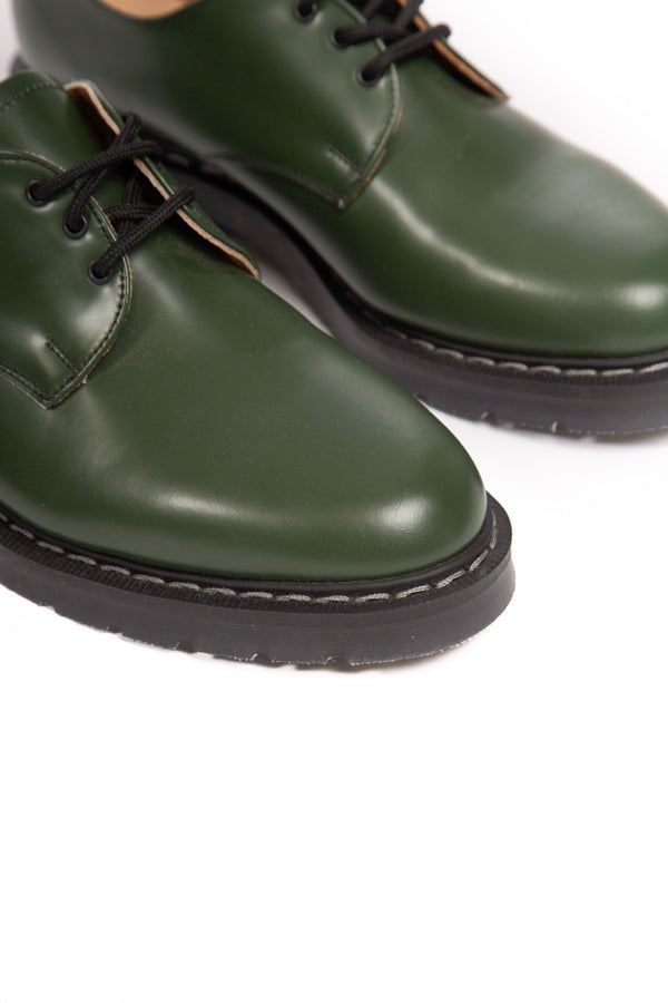 3 Eye Gibson Shoe - Green Hi-Shine