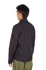 Crinkle Reps Recycled Nylon Overshirt Black