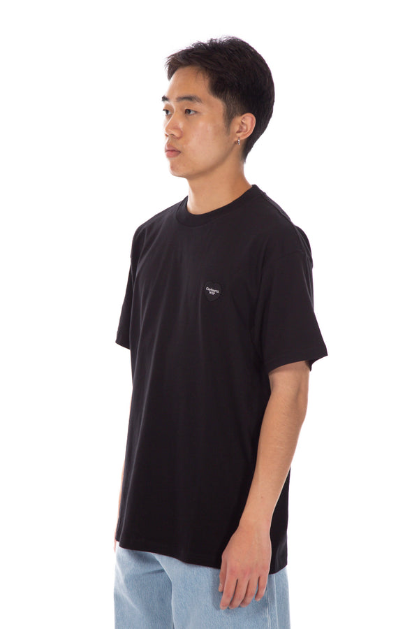 S/S Tee Double Heart Black