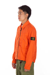 Crinkle Reps Recycled Nylon Overshirt Orange