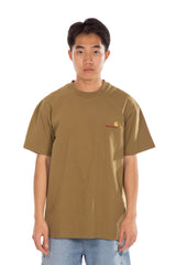 S/S American Script T-Shirt Larch