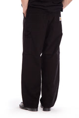 Wide Panel Pant Black
