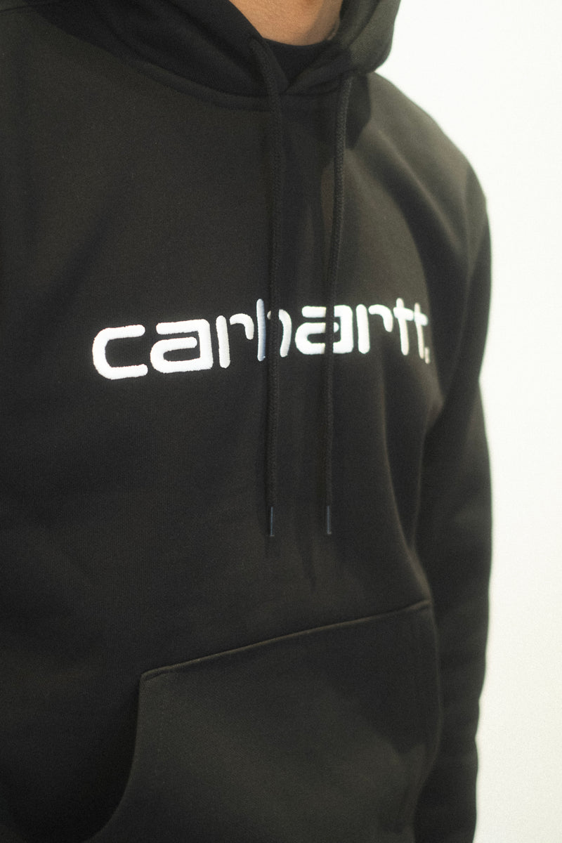 Hooded Sweatshirt Black/White