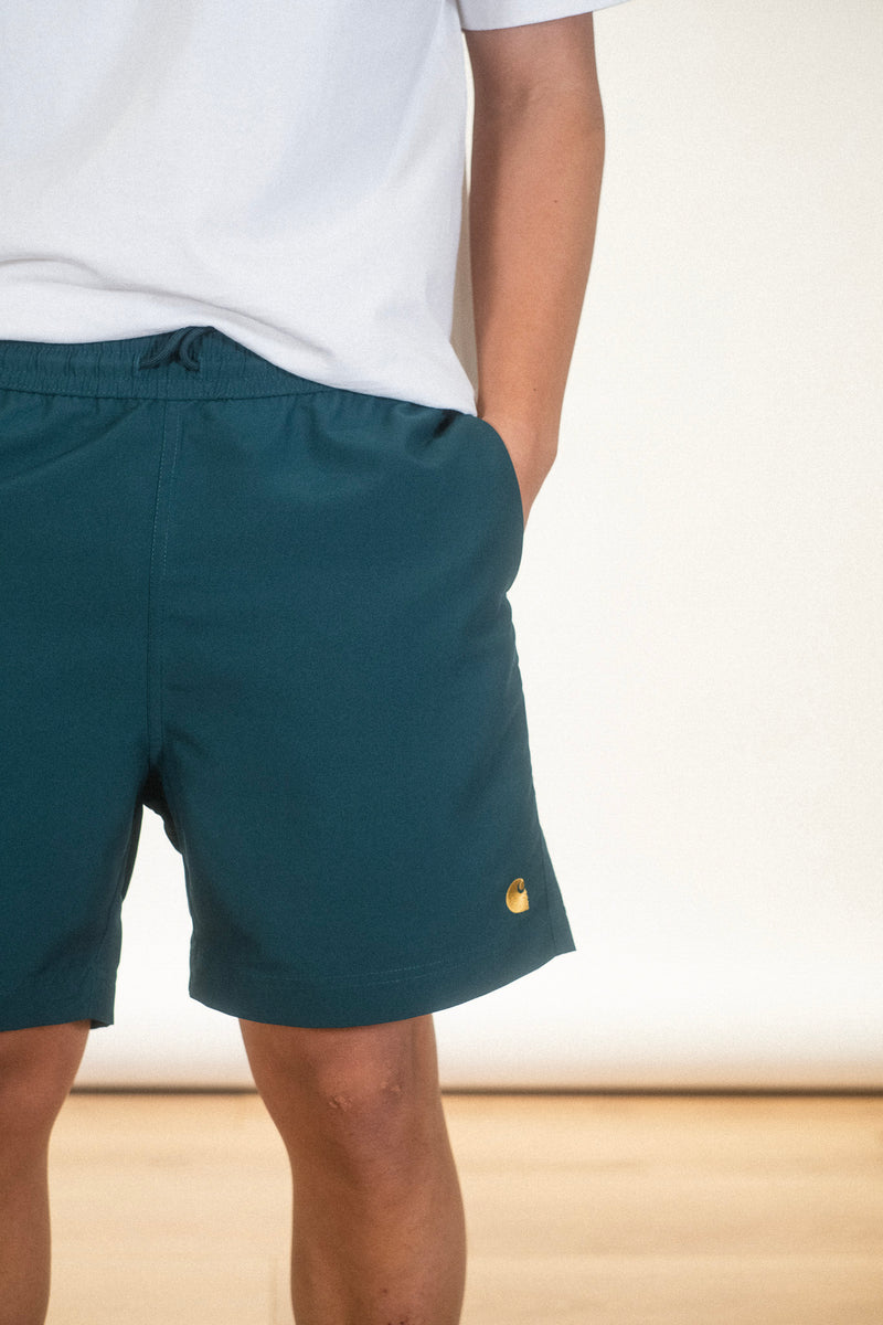 Chase Swim Trunks Chervil/Gold