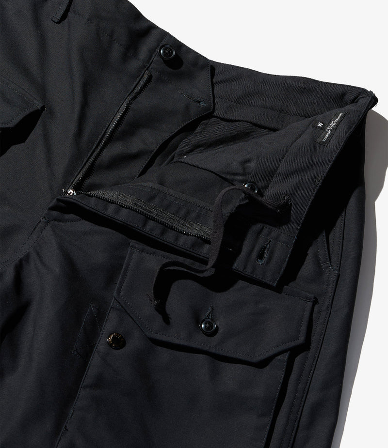 Flight Pant Cotton Double Cloth Black
