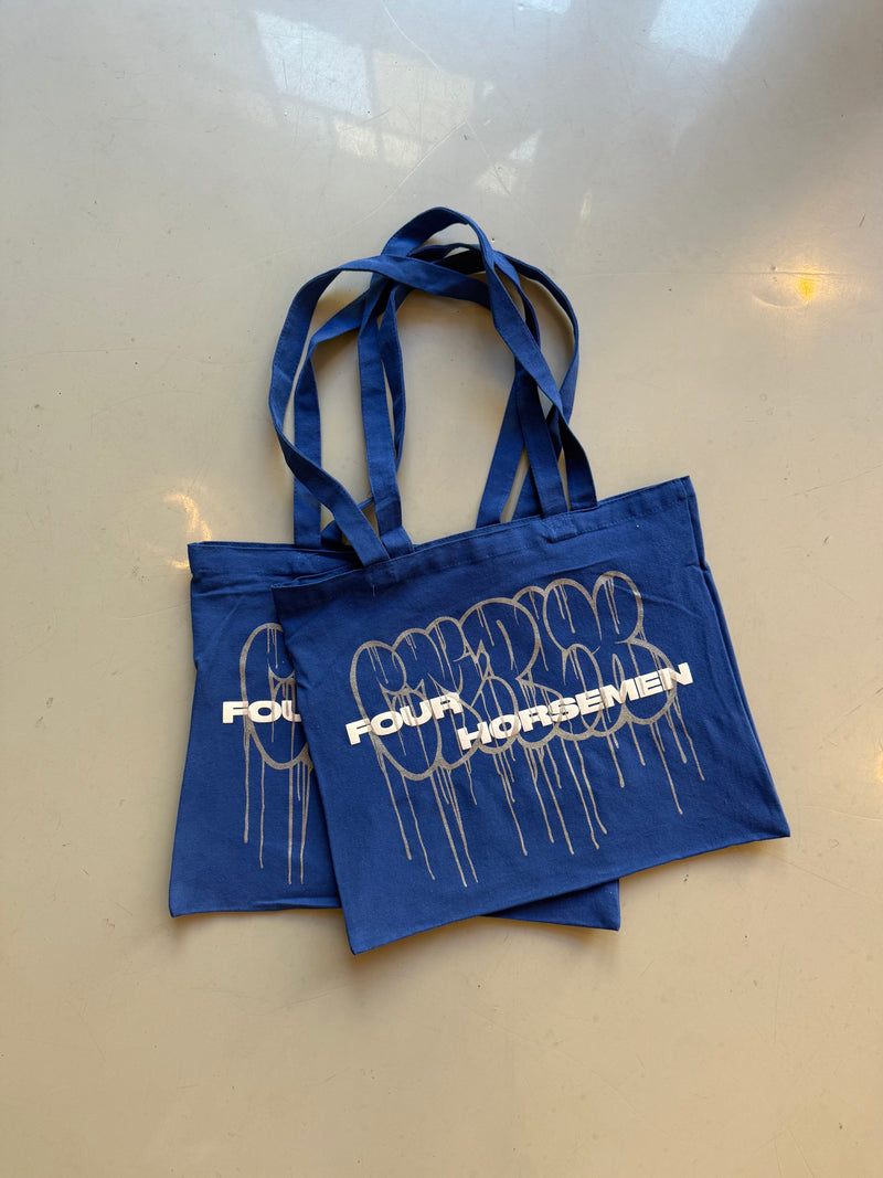 Crushed Canvas Tote Royal