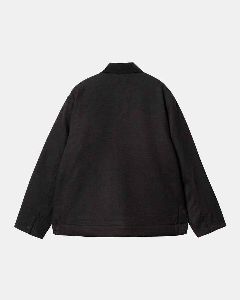 Truman Coat Chocolate/Black