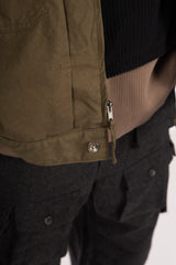 Trucker Jacket Olive Poplin