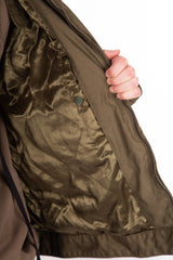 Trucker Jacket Olive Poplin