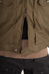 Trucker Jacket Olive Poplin