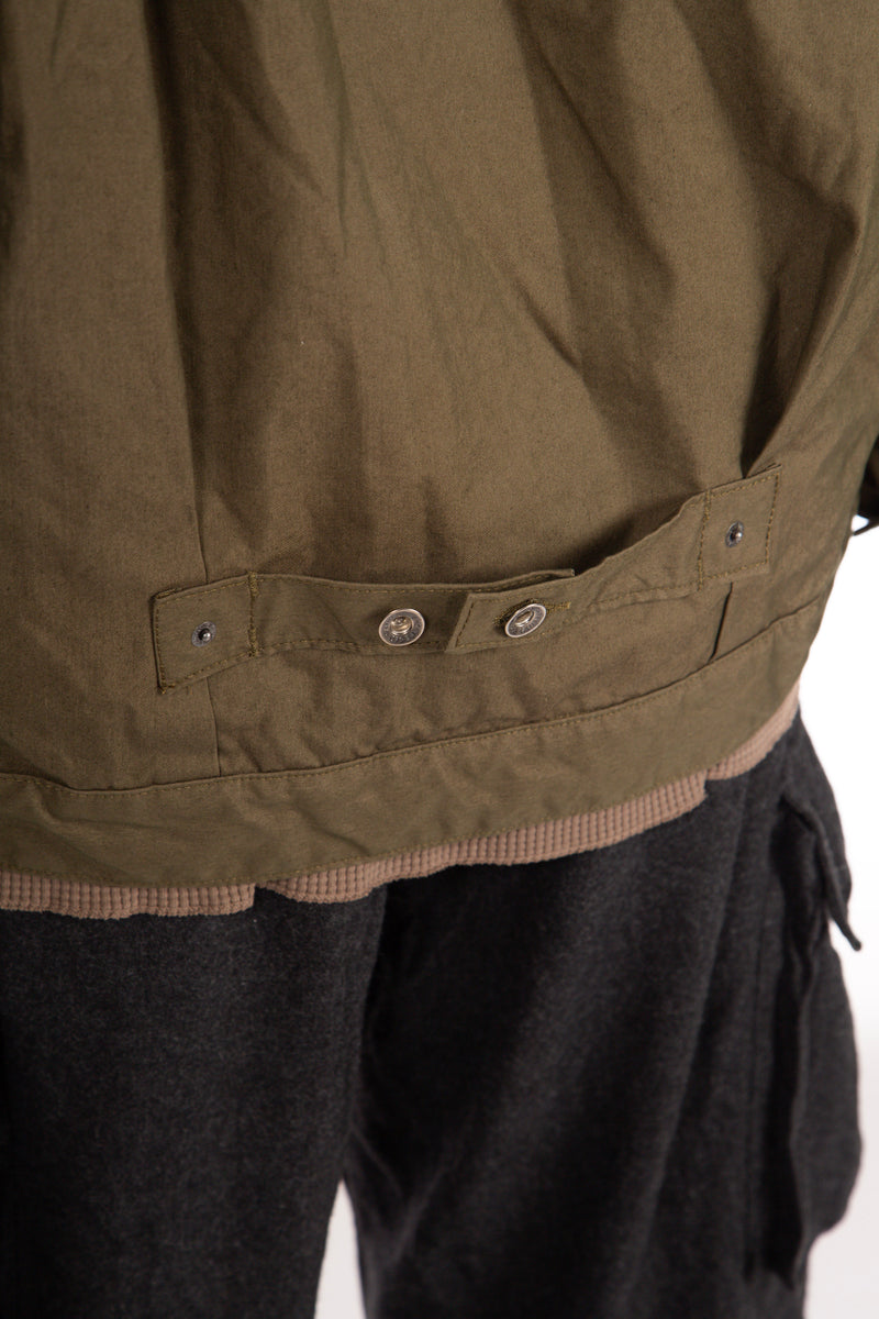 Trucker Jacket Olive Poplin