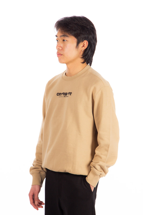 Ink Bleed Sweatshirt Sable