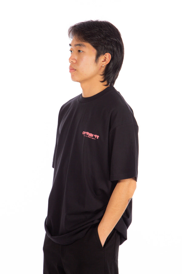 Ink Bleed T-shirt Black