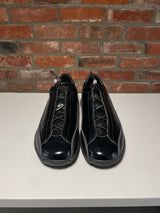 Licata Black Crackled Patent Leather