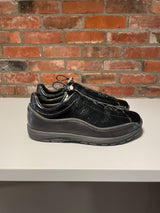 Licata Black Crackled Patent Leather