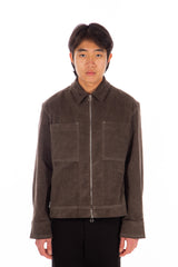 Corduroy Shop Jacket Olive