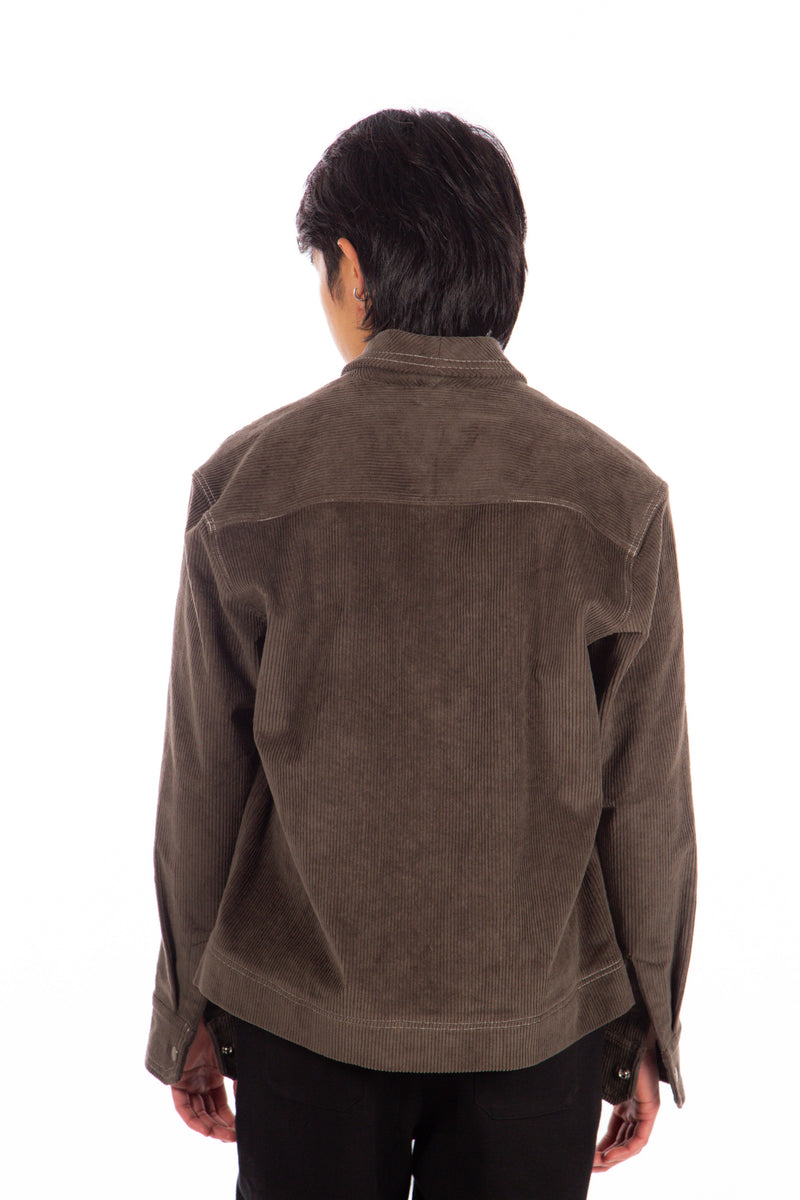 Corduroy Shop Jacket Olive