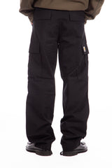 Regular Cargo Pant Black Rinsed