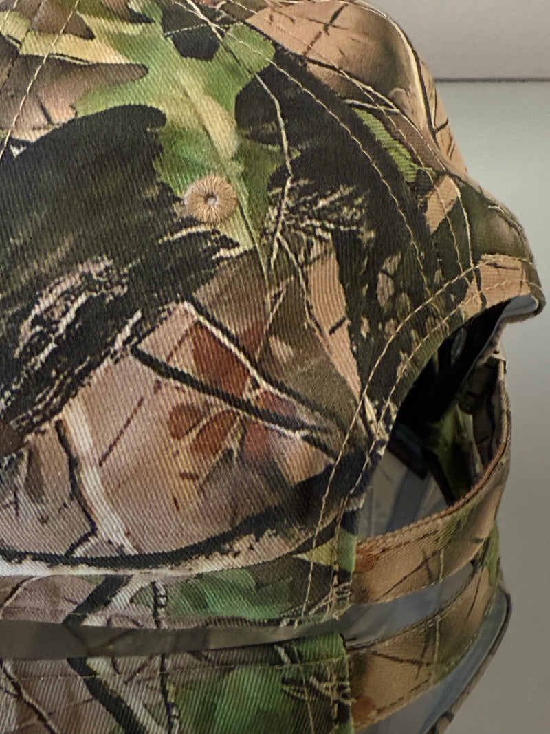 Downs 5 Panel Strapback Cap Leaf Camo/Texas Orange