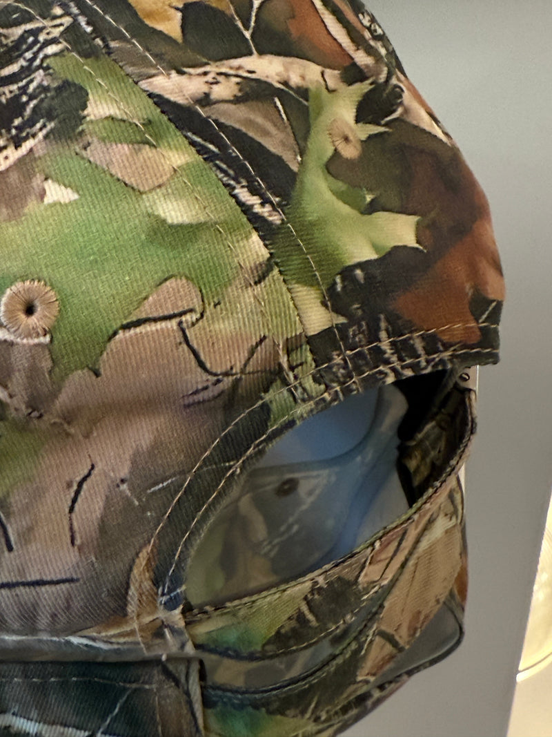 Downs 5 Panel Strapback Cap Leaf Camo/Pink