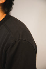 Light Crewneck Panel Sweatshirt Black