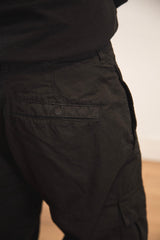 Cargo Pants Comfort Fit Black 'Old Treatment'