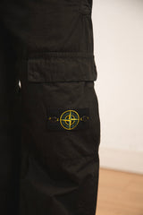 Cargo Pants Comfort Fit Black 'Old Treatment'