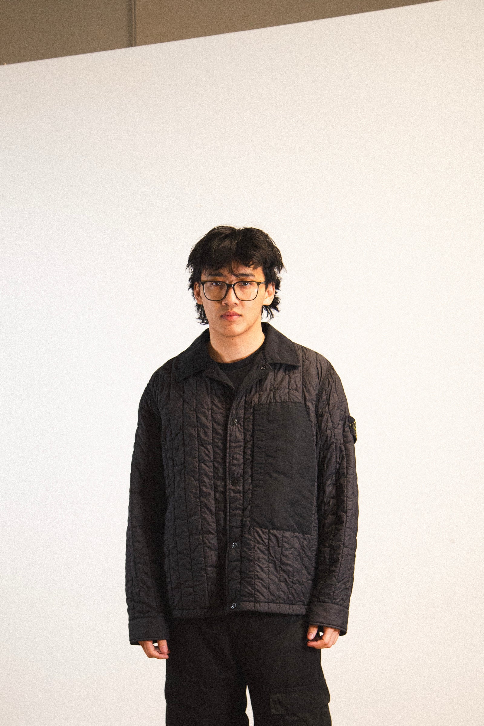 STONE  TELA STELLA ジャケット　ブラック　XL 90's “STONE ISLAND” tela stella chore jacket – XXNT