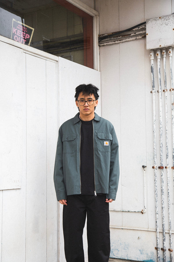 Craft Zip Long Sleeve Shirt Jura Rinsed