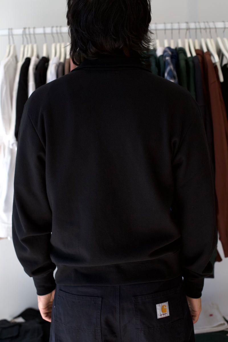 Mesh Full Zip Black