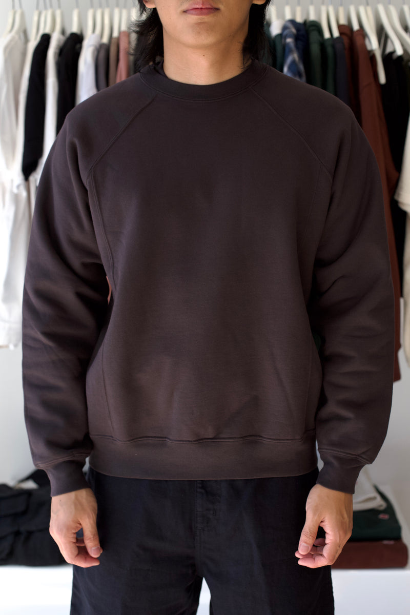 Heavy Gusset Crewneck Tire Black