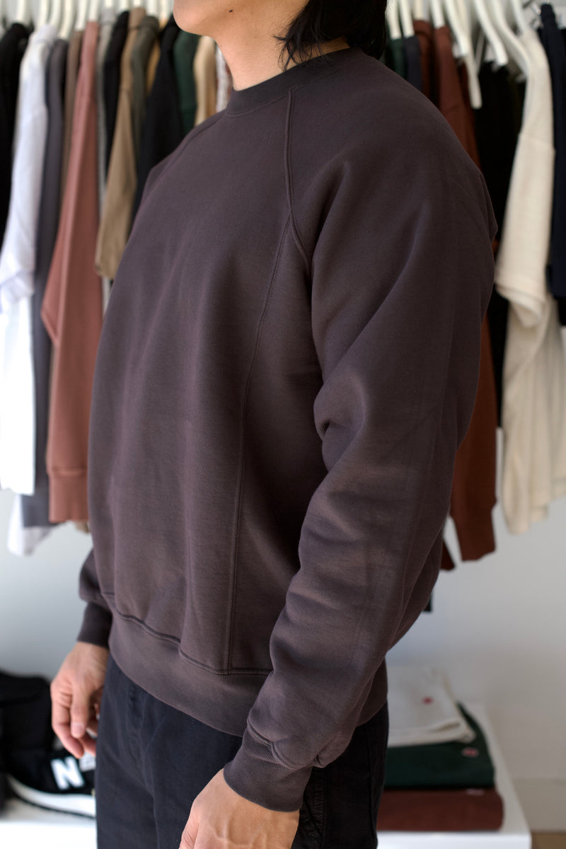 Heavy Gusset Crewneck Tire Black