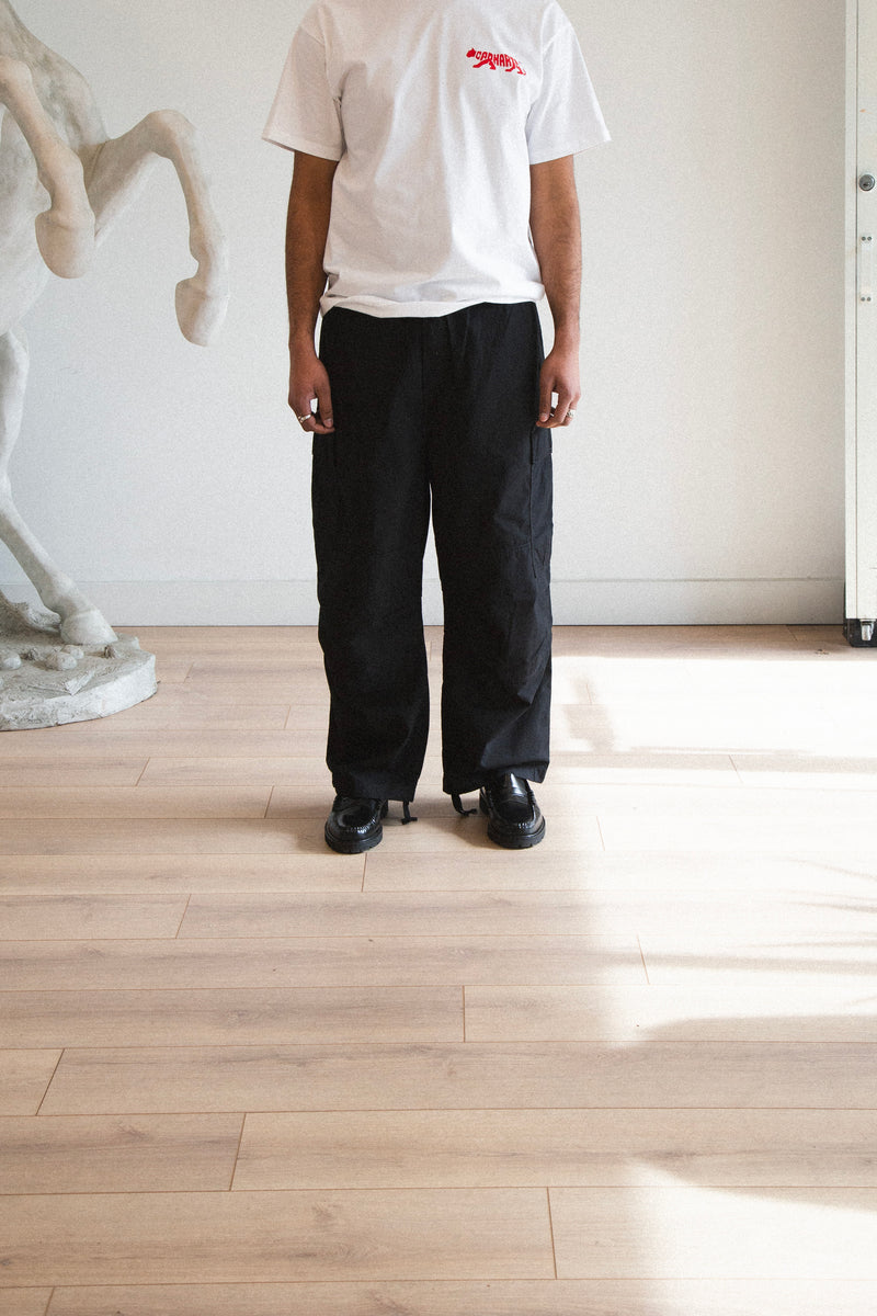 Jet Cargo Pants Rinsed Black