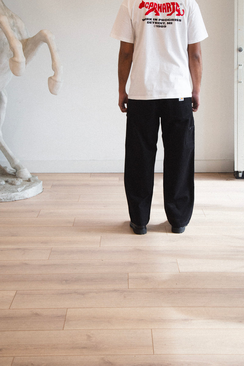 Wide Panel Pant Rinsed Black