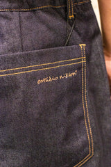 Balloon Jeans Navy Raw Denim