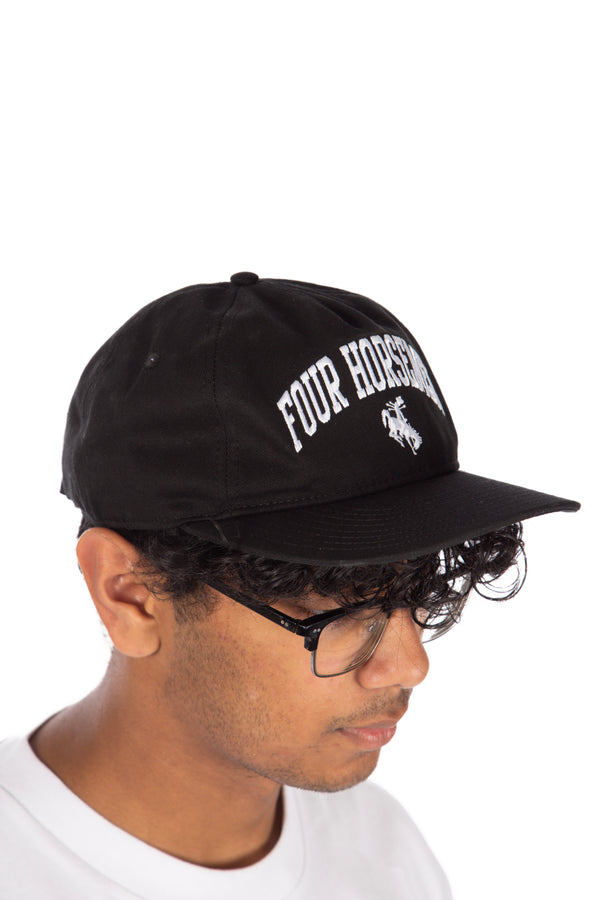Rodeo Strapback Cap Black/White