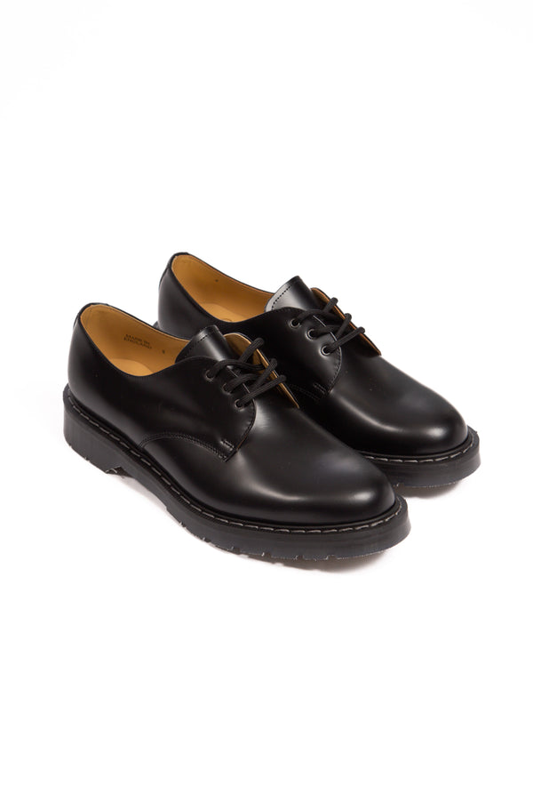 3 Eye Gibson Shoe - Black Hi-Shine