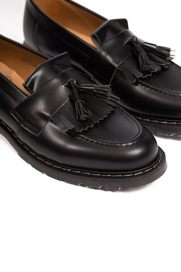 Tassel Loafer - Black Hi-Shine