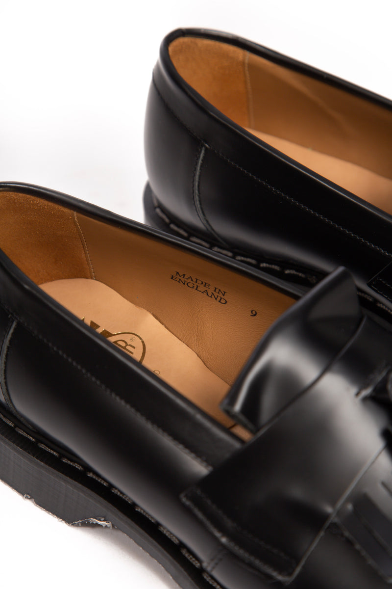 Tassel Loafer - Black Hi-Shine