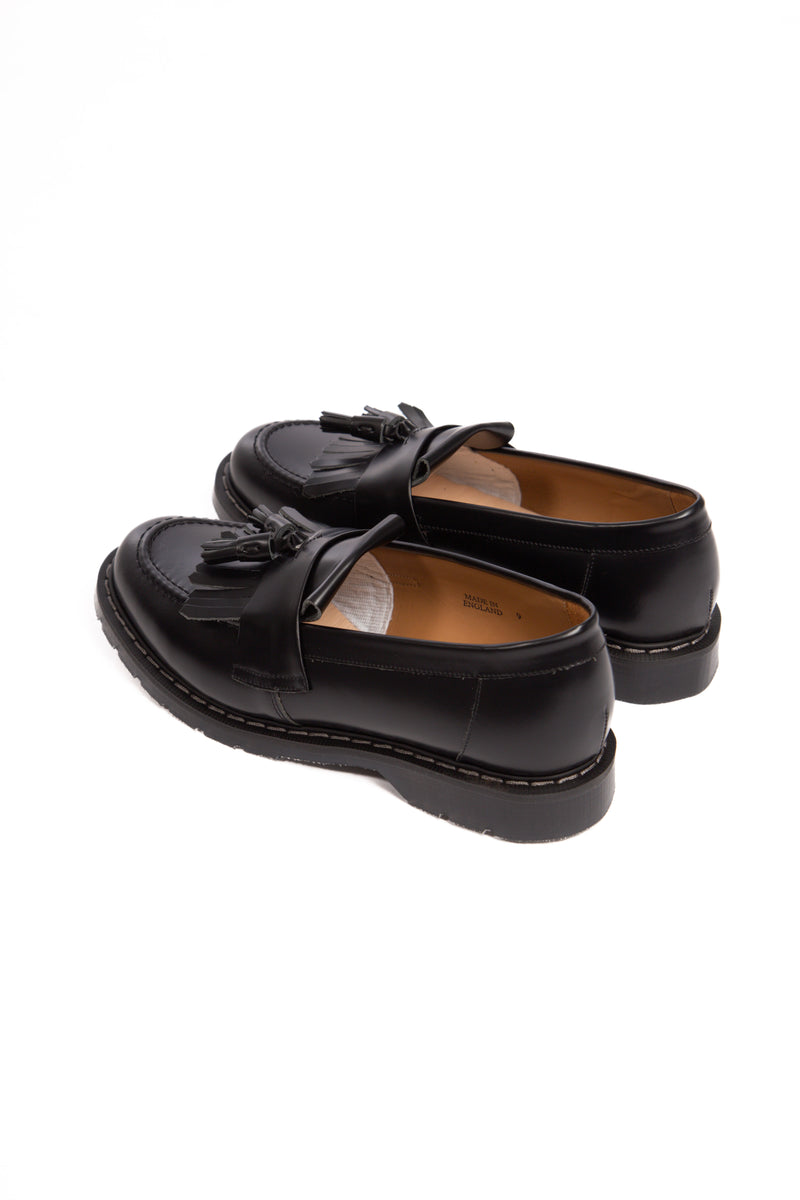 Tassel Loafer - Black Hi-Shine