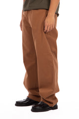 Derby Pant Garment Dyed Brown