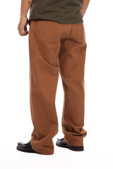 Derby Pant Garment Dyed Brown