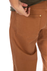 Derby Pant Garment Dyed Brown