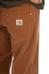 Derby Pant Garment Dyed Brown