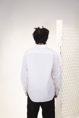 Comfort Fit Long Sleeve Shirt White